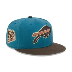 Online Buffalo Bills Indigo 59FIFTY Fitted Hat - KTGCaps - Baseball caps for various teams, purchased online at a discount Caps