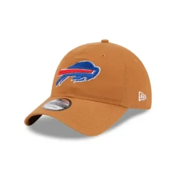 Clearance Buffalo Bills Light Bronze 9TWENTY Adjustable Hat - KTGCaps - Baseball caps for various teams, purchased online at a discount Caps