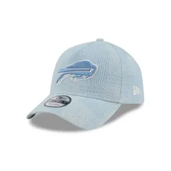 Sale Buffalo Bills Logo Essentials Denim 9FORTY AFrame Snapback Hat - KTGCaps - Baseball caps for various teams, purchased online at a discount Caps