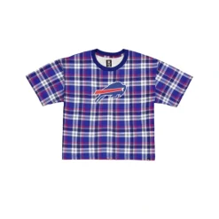 Shop Buffalo Bills 3rd Down Plaid Womens TShirt - KTGCaps - Baseball caps for various teams, purchased online at a discount Caps