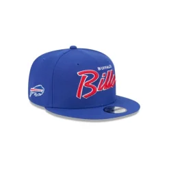 Sale Buffalo Bills Script Kids 9FIFTY Snapback Hat - KTGCaps - Baseball caps for various teams, purchased online at a discount Caps