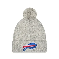 Sale Buffalo Bills Shimmer Pom Knit Hat - KTGCaps - Baseball caps for various teams, purchased online at a discount Caps