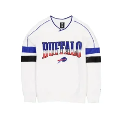 Clearance Buffalo Bills Sport Classics White Crewneck - KTGCaps - Baseball caps for various teams, purchased online at a discount Caps