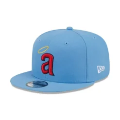 Shop California Angels Sky Blue 9FIFTY Snapback Hat - KTGCaps - Baseball caps for various teams, purchased online at a discount Caps