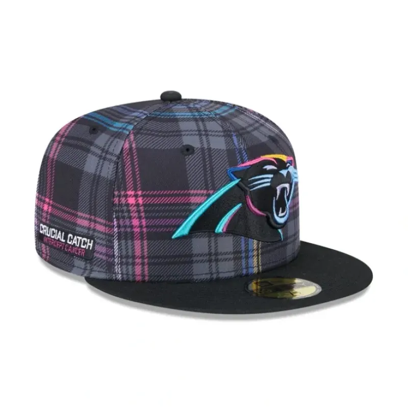 Cheap Carolina Panthers 2024 Crucial Catch 59FIFTY Fitted Hat - KTGCaps - Baseball caps for various teams, purchased online at a discount Caps