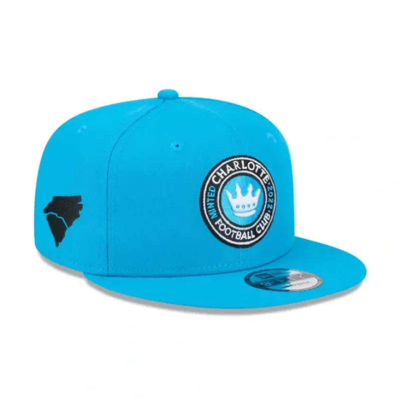 Best Sale Charlotte FC 2024 Jersey Hook 9FIFTY Snapback Hat - KTGCaps - Baseball caps for various teams, purchased online at a discount Caps