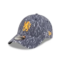 Online Chelsea FC Lion Crest Crinkle All Over Print 9FORTY Adjustable Hat - KTGCaps - Baseball caps for various teams, purchased online at a discount Caps