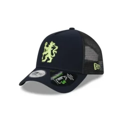 Shop Chelsea FC Navy 9FORTY AFrame Trucker Hat - KTGCaps - Baseball caps for various teams, purchased online at a discount Caps