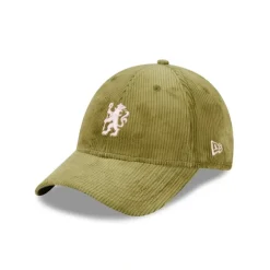 Best Sale Chelsea FC Olive Corduroy 9FORTY Adjustable Hat - KTGCaps - Baseball caps for various teams, purchased online at a discount Caps