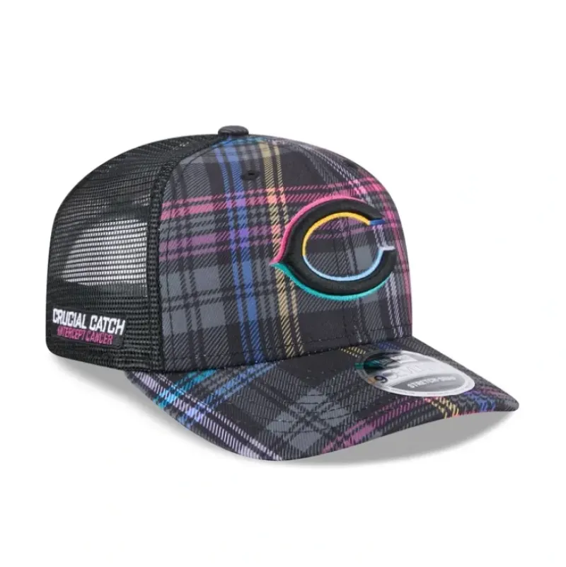 Online Chicago Bears 2024 Crucial Catch 9SEVENTY Trucker Hat - KTGCaps - Baseball caps for various teams, purchased online at a discount Caps
