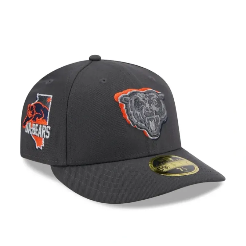 Cheap Chicago Bears 2024 Draft Low Profile 59FIFTY Fitted Hat - KTGCaps - Baseball caps for various teams, purchased online at a discount Caps