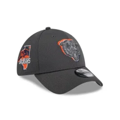 Clearance Chicago Bears 2024 Draft 39THIRTY Stretch Fit Hat - KTGCaps - Baseball caps for various teams, purchased online at a discount Caps