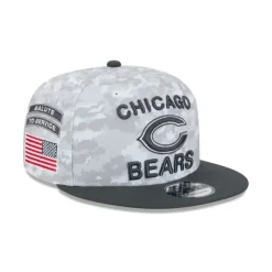 Store Chicago Bears 2024 Salute to Service 9FIFTY Snapback Hat - KTGCaps - Baseball caps for various teams, purchased online at a discount Caps