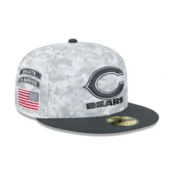 Outlet Chicago Bears 2024 Salute to Service 59FIFTY Fitted - KTGCaps - Baseball caps for various teams, purchased online at a discount Caps