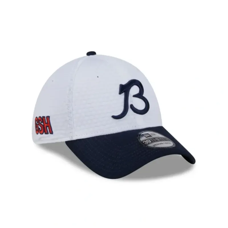 Clearance Chicago Bears 2024 Training Alt 39THIRTY Stretch Fit Hat - KTGCaps - Baseball caps for various teams, purchased online at a discount Caps