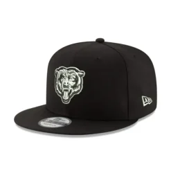 Online Chicago Bears Black and White 9FIFTY Snapback Hat - KTGCaps - Baseball caps for various teams, purchased online at a discount Caps