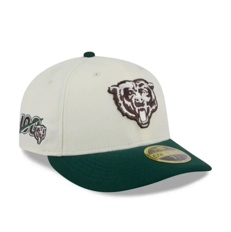 Online Chicago Bears Mahogany Dust Low Profile 59FIFTY Fitted Hat - KTGCaps - Baseball caps for various teams, purchased online at a discount Caps