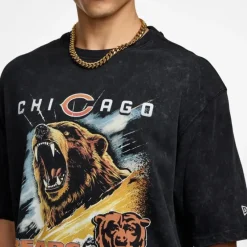 Clearance Chicago Bears Premium Black TShirt - KTGCaps - Baseball caps for various teams, purchased online at a discount Caps