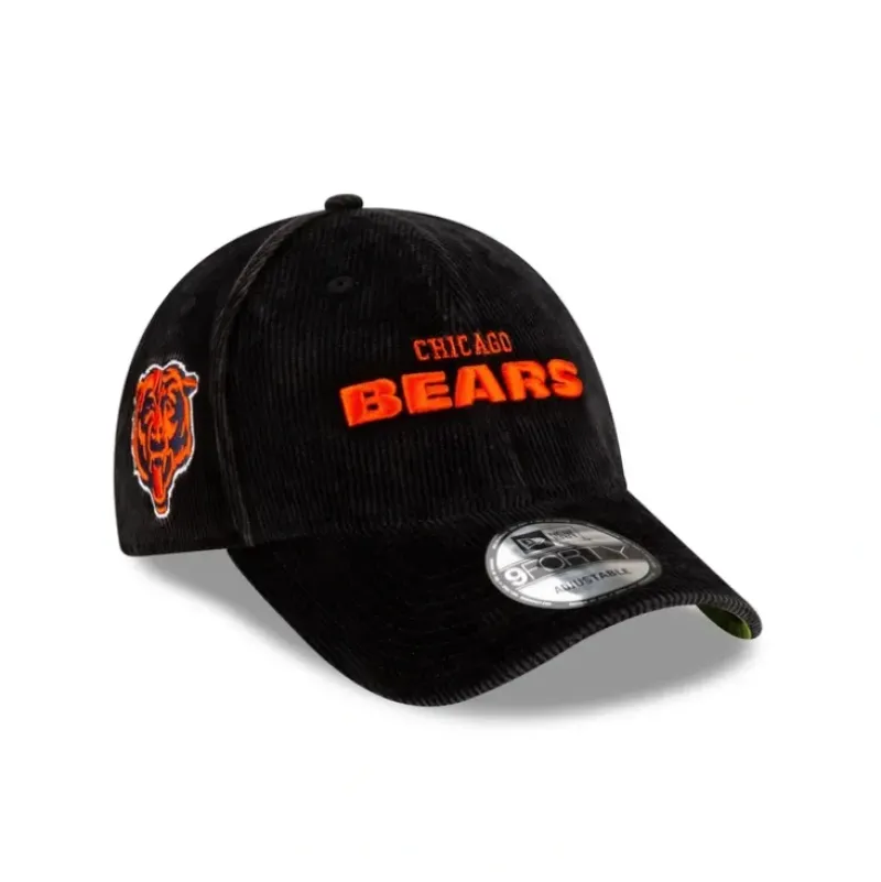 Store Chicago Bears Washed Cord 9FORTY Adjustable Hat - KTGCaps - Baseball caps for various teams, purchased online at a discount Caps