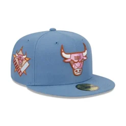 Shop Chicago Bulls Color Pack Faded Blue 59FIFTY Fitted Hat - KTGCaps - Baseball caps for various teams, purchased online at a discount Caps