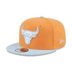 Cheap Chicago Bulls Color Pack Orange Glaze 9FIFTY Snapback Hat - KTGCaps - Baseball caps for various teams, purchased online at a discount Caps