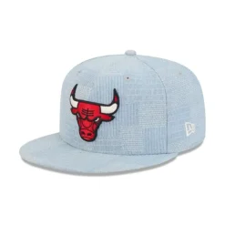 Best Sale Chicago Bulls Denim Patchwork 9FIFTY Snapback Hat - KTGCaps - Baseball caps for various teams, purchased online at a discount Caps