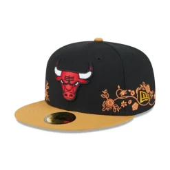 Cheap Chicago Bulls Floral Vine 59FIFTY Fitted Hat - KTGCaps - Baseball caps for various teams, purchased online at a discount Caps