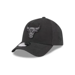 Cheap Chicago Bulls Logo Essentials Black 9FORTY AFrame Snapback Hat - KTGCaps - Baseball caps for various teams, purchased online at a discount Caps