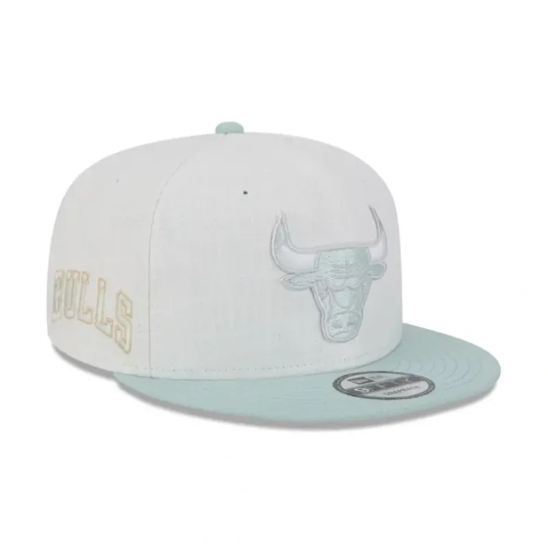 Fashion Chicago Bulls Minty Breeze Logo Select 9FIFTY Snapback Hat - KTGCaps - Baseball caps for various teams, purchased online at a discount Caps
