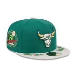 Cheap Chicago Bulls Novelty Holly 59FIFTY Fitted Hat - KTGCaps - Baseball caps for various teams, purchased online at a discount Caps