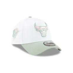 Sale Chicago Bulls Spring Colorway 9FORTY AFrame Snapback Hat - KTGCaps - Baseball caps for various teams, purchased online at a discount Caps