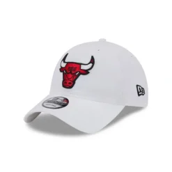 Sale Chicago Bulls White 9TWENTY Adjustable Hat - KTGCaps - Baseball caps for various teams, purchased online at a discount Caps