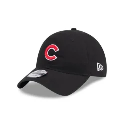 Outlet Chicago Cubs Black 9TWENTY Adjustable Hat - KTGCaps - Baseball caps for various teams, purchased online at a discount Caps