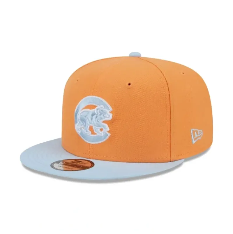Store Chicago Cubs Color Pack Orange Glaze 9FIFTY Snapback Hat - KTGCaps - Baseball caps for various teams, purchased online at a discount Caps