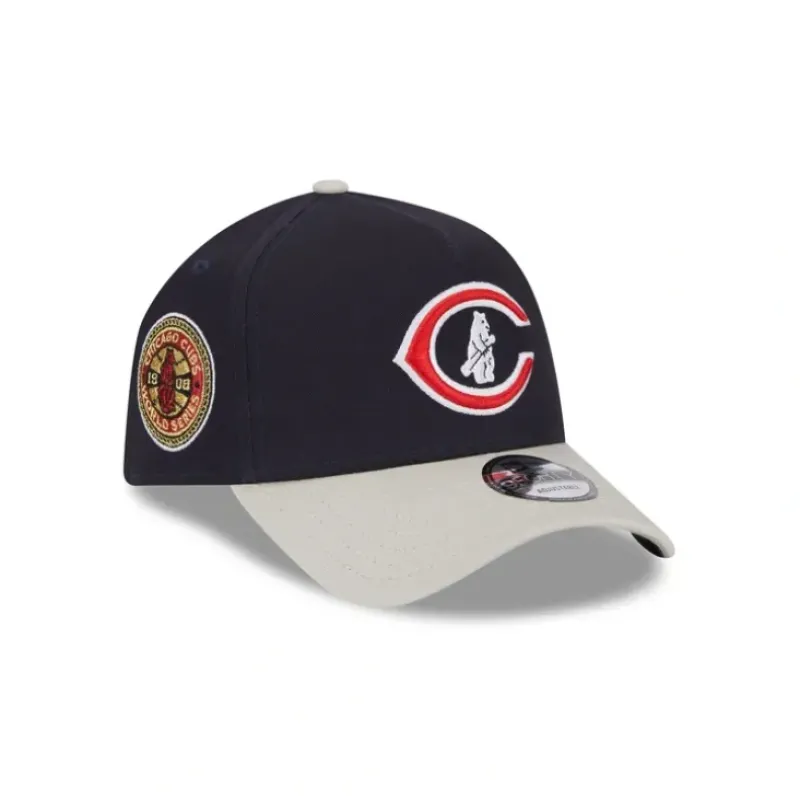 Best Sale Chicago Cubs Coop Logo Select 9FORTY AFrame Snapback Hat - KTGCaps - Baseball caps for various teams, purchased online at a discount Caps