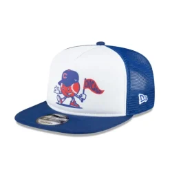 Cheap Chicago Cubs Court Sport 9FIFTY AFrame Trucker Hat - KTGCaps - Baseball caps for various teams, purchased online at a discount Caps