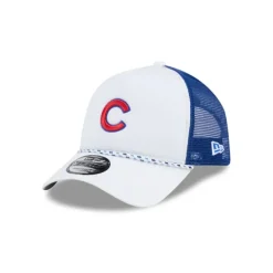 Best Chicago Cubs Court Sport 9FORTY AFrame Trucker Hat - KTGCaps - Baseball caps for various teams, purchased online at a discount Caps
