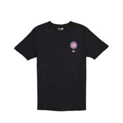 Shop Chicago Cubs Logo Essentials Black TShirt - KTGCaps - Baseball caps for various teams, purchased online at a discount Caps