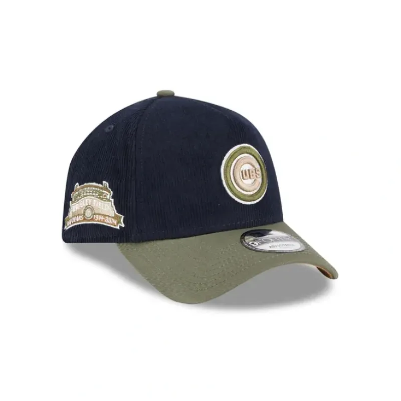 Outlet Chicago Cubs Navy 9FORTY AFrame Snapback Hat - KTGCaps - Baseball caps for various teams, purchased online at a discount Caps