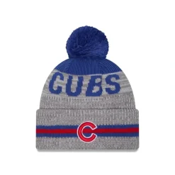 Best Sale Chicago Cubs Runner Pom Knit Hat - KTGCaps - Baseball caps for various teams, purchased online at a discount Caps