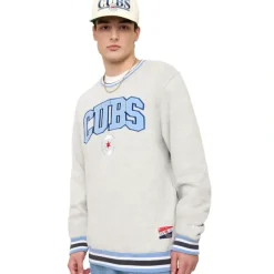 Store Chicago Cubs Throwback Crewneck - KTGCaps - Baseball caps for various teams, purchased online at a discount Caps