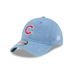 Clearance Chicago Cubs Washed Denim 9TWENTY Adjustable Hat - KTGCaps - Baseball caps for various teams, purchased online at a discount Caps