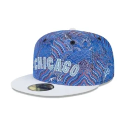 Best Sale Chicago Cubs Wave Fill 59FIFTY Fitted Hat - KTGCaps - Baseball caps for various teams, purchased online at a discount Caps
