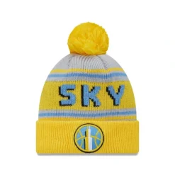 Best Sale Chicago Sky 2024 Team Pom Knit Hat - KTGCaps - Baseball caps for various teams, purchased online at a discount Caps