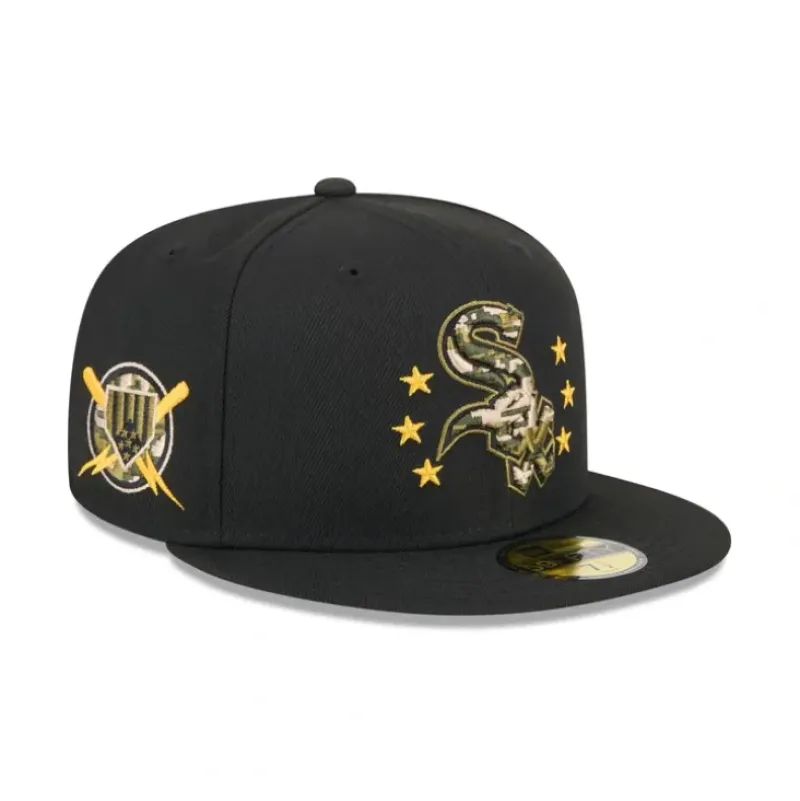 Store Chicago White Sox Armed Forces Day 2024 59FIFTY Fitted Hat - KTGCaps - Baseball caps for various teams, purchased online at a discount Caps
