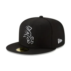 Cheap Chicago White Sox Black Outline 59FIFTY Fitted Hat - KTGCaps - Baseball caps for various teams, purchased online at a discount Caps