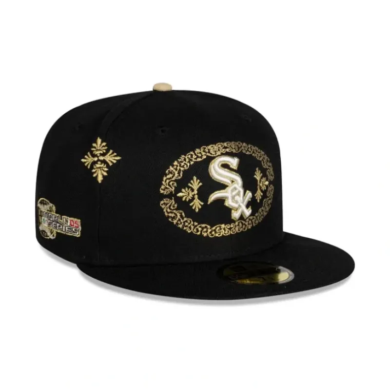 Best Sale Chicago White Sox Charro 59FIFTY Fitted Hat - KTGCaps - Baseball caps for various teams, purchased online at a discount Caps