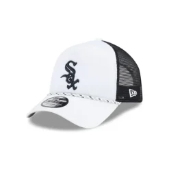 Store Chicago White Sox Court Sport 9FORTY AFrame Trucker Hat - KTGCaps - Baseball caps for various teams, purchased online at a discount Caps
