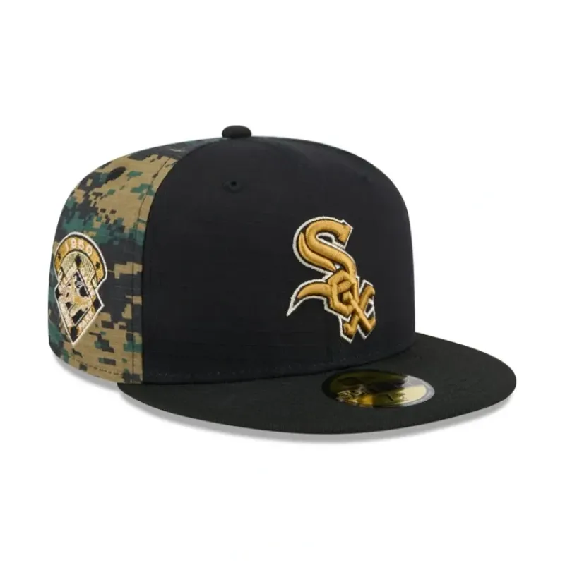 Sale Chicago White Sox Digi Camo 59FIFTY Fitted Hat - KTGCaps - Baseball caps for various teams, purchased online at a discount Caps