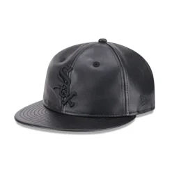 Sale Chicago White Sox Genuine Leather Retro Crown 9FIFTY Strapback Hat - KTGCaps - Baseball caps for various teams, purchased online at a discount Caps